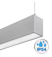Dimmable MUNICH MINI LED Pendant Light in Silver 0.44m 0.94m 1.44m 1.94m - Ceiling Light Fixtures - Linear Lights