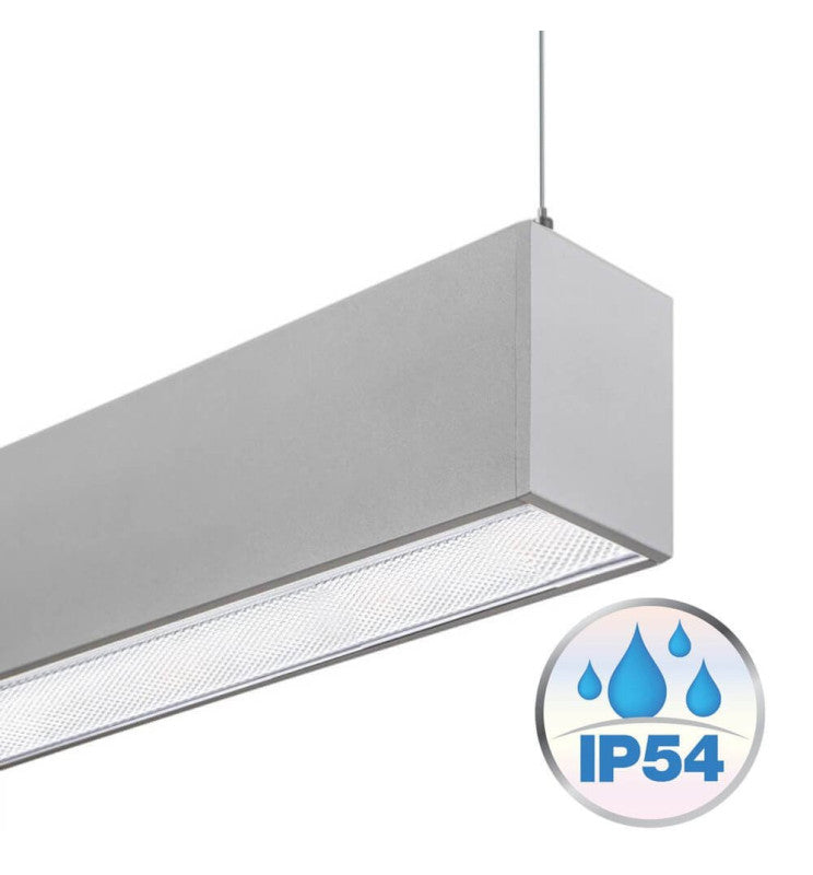 Dimmable MUNICH MINI LED Pendant Light in Silver 0.44m 0.94m 1.44m 1.94m - Ceiling Light Fixtures - Linear Lights