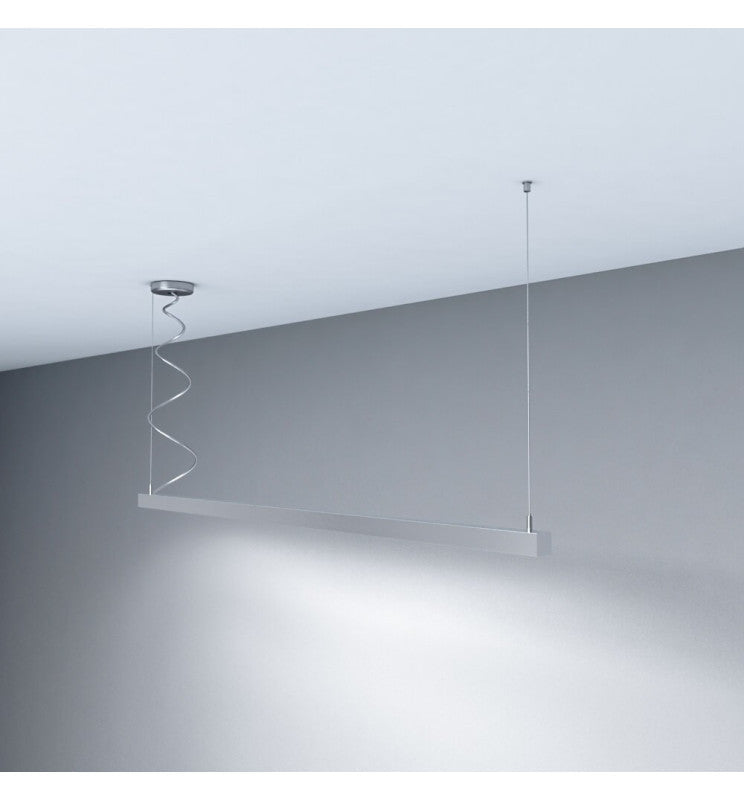 Dimmable MUNICH MINI LED Pendant Light in Silver 0.44m 0.94m 1.44m 1.94m - Ceiling Light Fixtures - Linear Lights