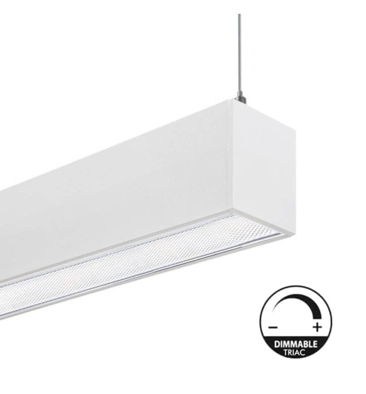 Dimmable MUNICH MINI LED Pendant Light in White 0.44m 0.94m 1.44m 1.94m - Ceiling Light Fixtures - Linear Lights