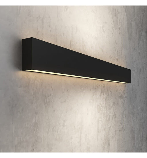 Dimmable OULU LED Wall Light in Black 0.44m 0.94m 1.44m 1.94m - Wall Light Fixtures - Linear Lights