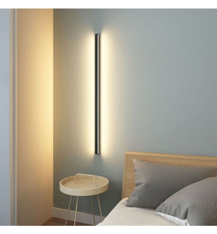 Dimmable OULU LED Wall Light in Black 0.44m 0.94m 1.44m 1.94m - Wall Light Fixtures - Linear Lights