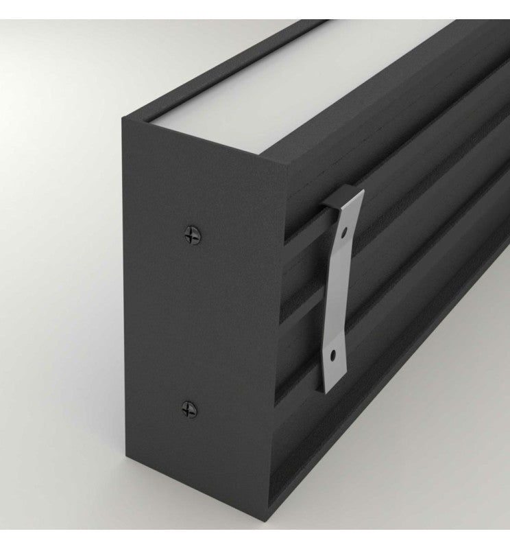 Dimmable OULU LED Wall Light in Black 0.44m 0.94m 1.44m 1.94m - Wall Light Fixtures - Linear Lights