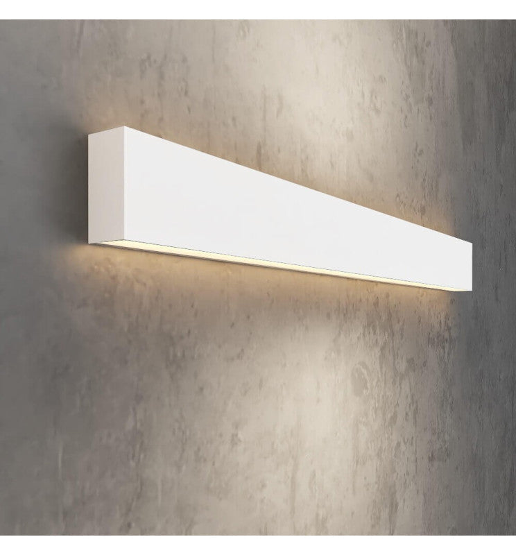Dimmable OULU LED Wall Light in White 0.44m 0.94m 1.44m 1.94m - Wall Light Fixtures - Linear Lights