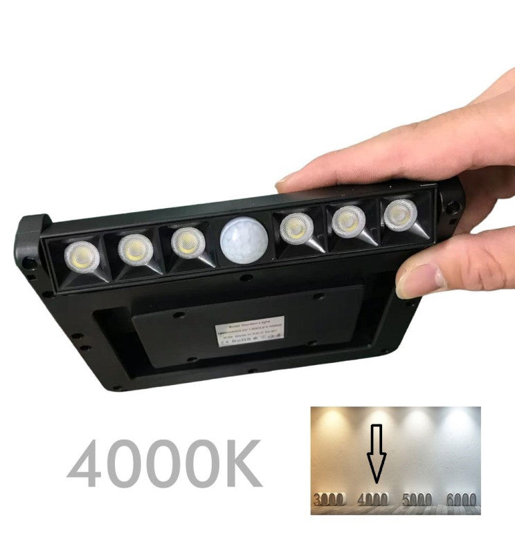 5W Directional Solar LED Spotlight with Motion Sensor 4000K