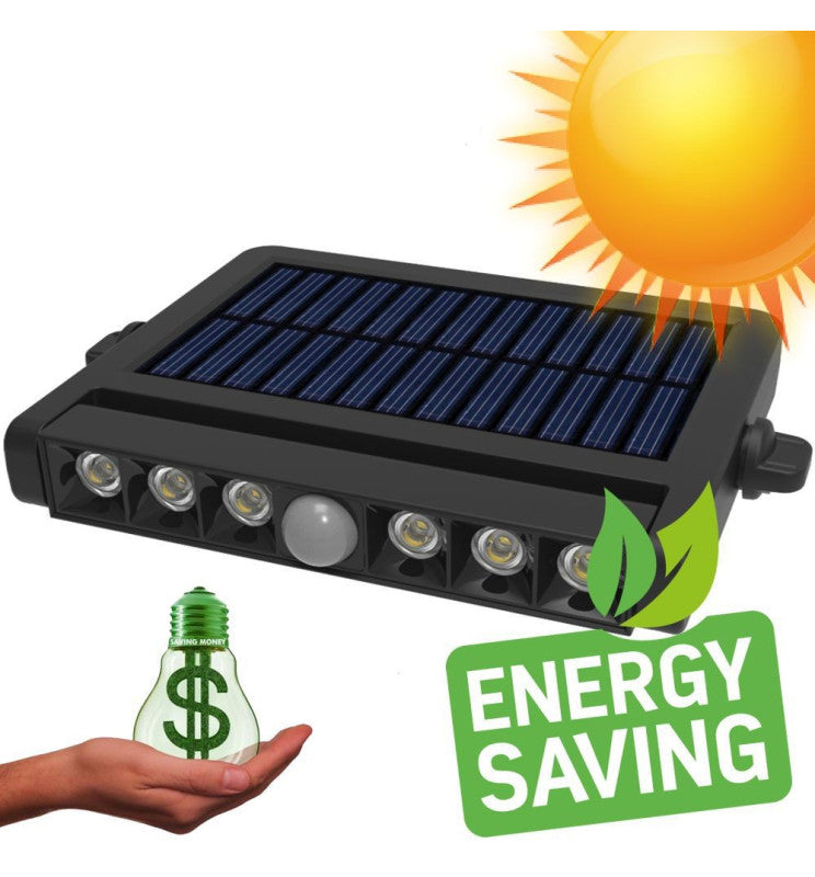 5W Directional Solar LED Spotlight with Motion Sensor 4000K