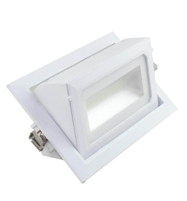 40W Square Recessed Adjustable LED Downlight OSRAM Chips CCT