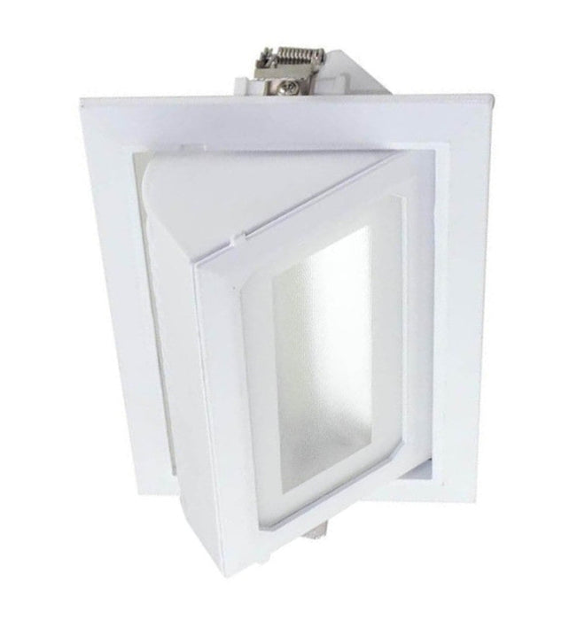 40W Square Recessed Adjustable LED Downlight OSRAM Chips CCT