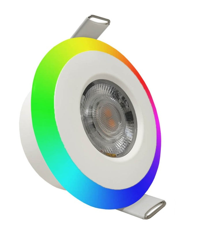 Remote Controlled Downlight 6W LED Downlight with Remote Control LUMILEDS Chip RGB CCT Buy — Ledex UK