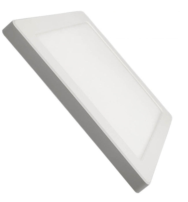 24W LED Ceiling Downlight Square White MOSS - Adjustable Cut Out - CCT