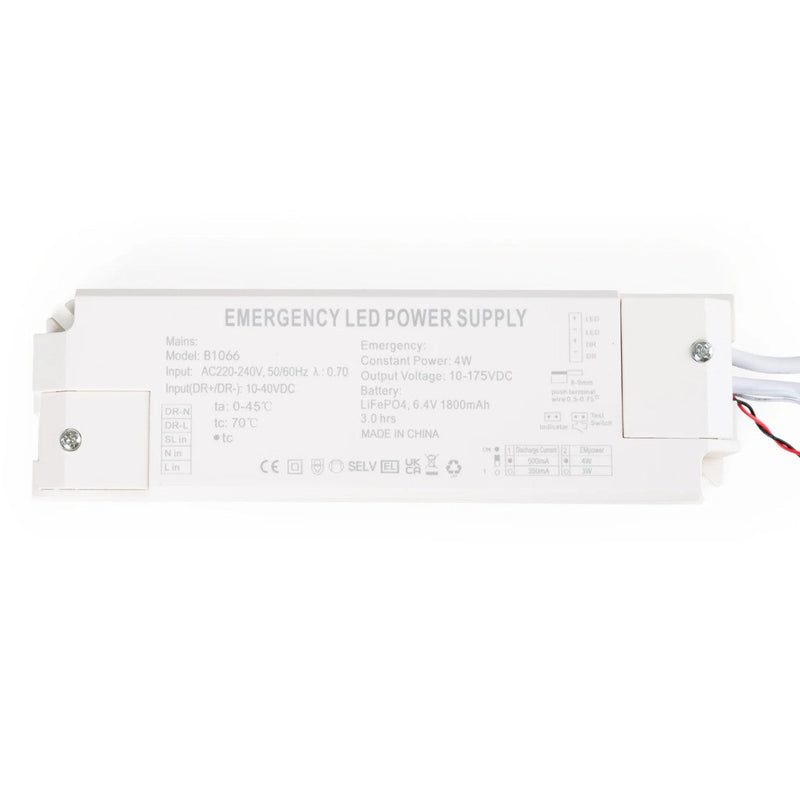 4.5W Emergency Battery Kit for LED Panels 3W-80W 3h Autonomy