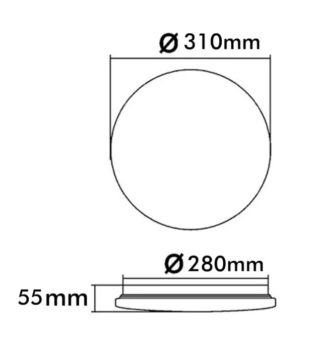 18W Stars-effect SMART Wi-Fi LED Ceiling Light with CCT and RGB - LED