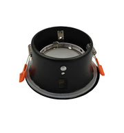 Recessed Round Downlight Ring in Black for GU10 MR16 LED Bulb - Housing
