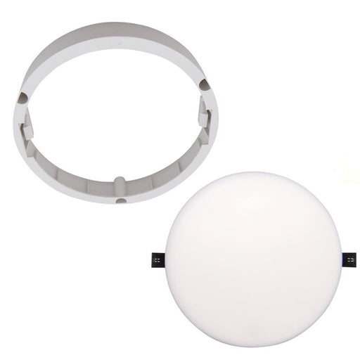 Recessed Frame Converter White for 24W QUASAR LED Downlight - LED Accessories