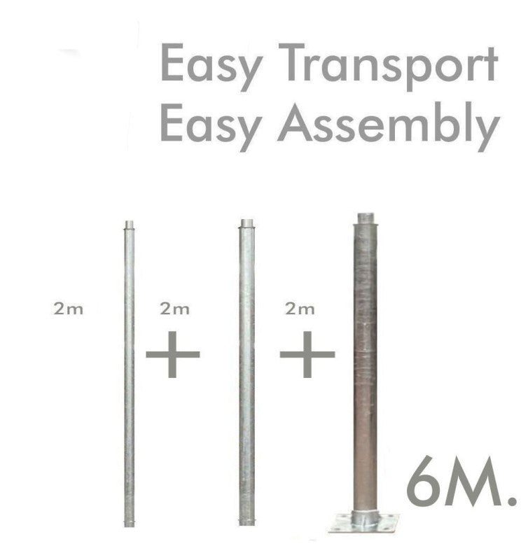Column for public lighting - Aluminum - 4 meters
