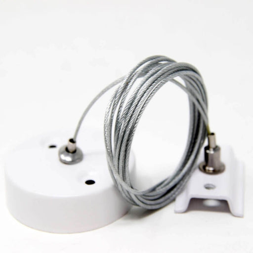 Suspension for Single Phase Track Light in White - Track Lighting Accessories - Accessories