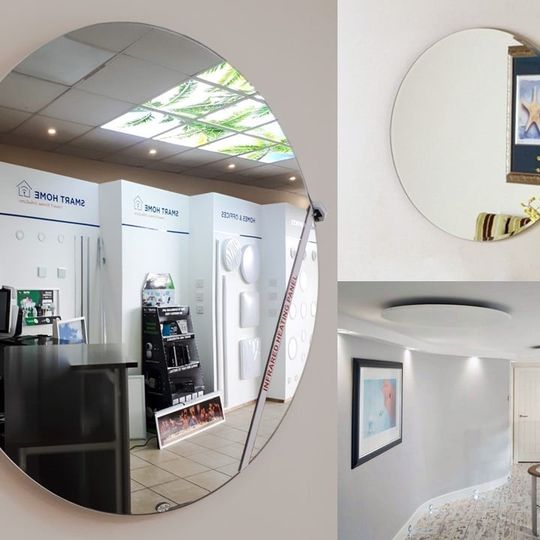 360W Infrared Heater Round Mirror 850mm - Mirror