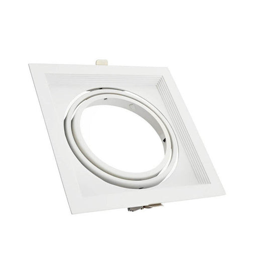 Housing for AR111 LED Bulb Adjustable Single Recessed White - Lighting Accessories - Accessories