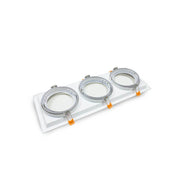 Housing for AR111 LED Bulbs Adjustable Double Recessed White - Lighting Accessories - Accessories