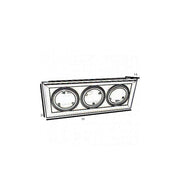 Housing for AR111 LED Bulbs Adjustable Triple Recessed Black - Lighting Accessories - Accessories