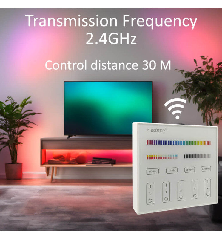 RF Touch Control Panel LED RGB CCT 4 Zones