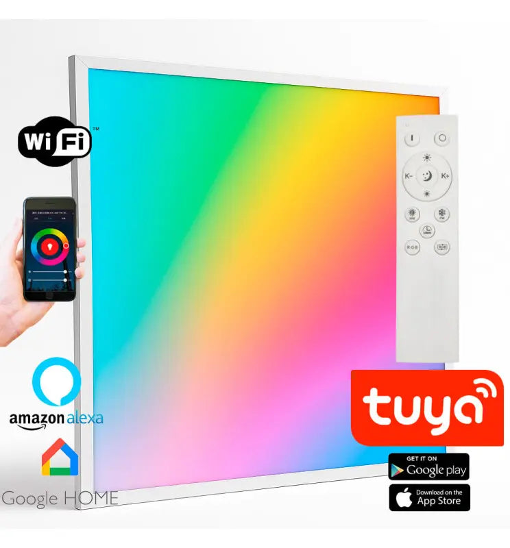40W Multicolour SMART LED Panel Dimmable with CCT and RGB