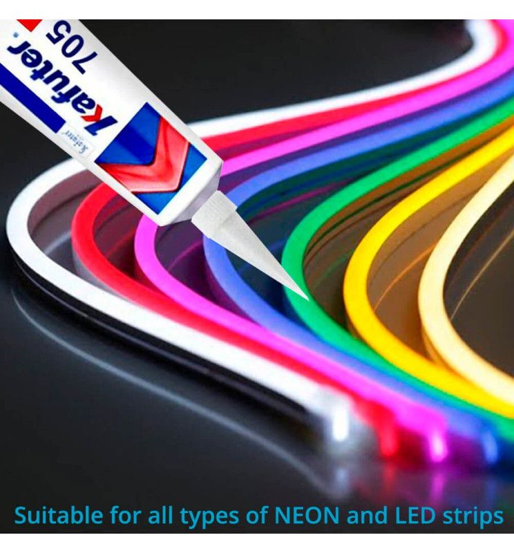 KAFUTER Silicone Glue for LED Strips and Electronic Components IP65 - Hardware Glue & Adhesives - Accessories