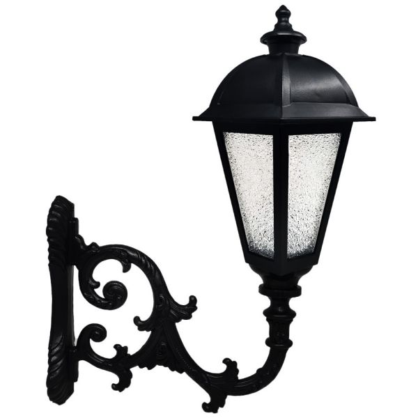 Outdoor KING LED Wall Light in Lantern Shape with Arm - LED Wall lighting