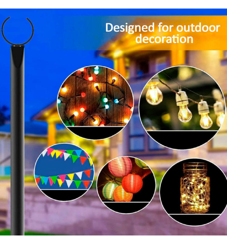 Set Of 2 Metal Supports For Outdoor Lighting 2.4 Meters - STANDARD 20-30 working days - LED Accessories