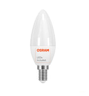 6W C37 E14 LED Candle Bulb with OSRAM Chip 6000K - E14 Candle Bulb