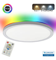 18W LED Ceiling Light with Remote Control RGB CCT - Ceiling Light Fixtures - Downlights