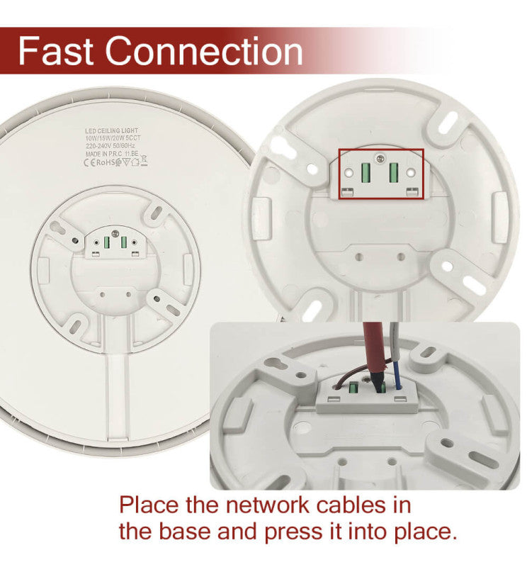10W 15W 20W LED Ceiling Light with Radar Motion Sensor 5 CCT - LED ceiling lighting