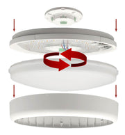 10W 15W 20W LED Ceiling Light with Radar Motion Sensor 5 CCT - LED ceiling lighting