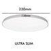 24W ELLY Silver Surface LED Ceiling Light with OSRAM Chip 4000K - LED