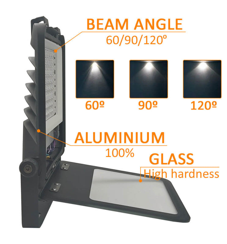 200W LED Floodlight MAXLITE with SOSEN Driver 3CCT IP65 160Lm/W