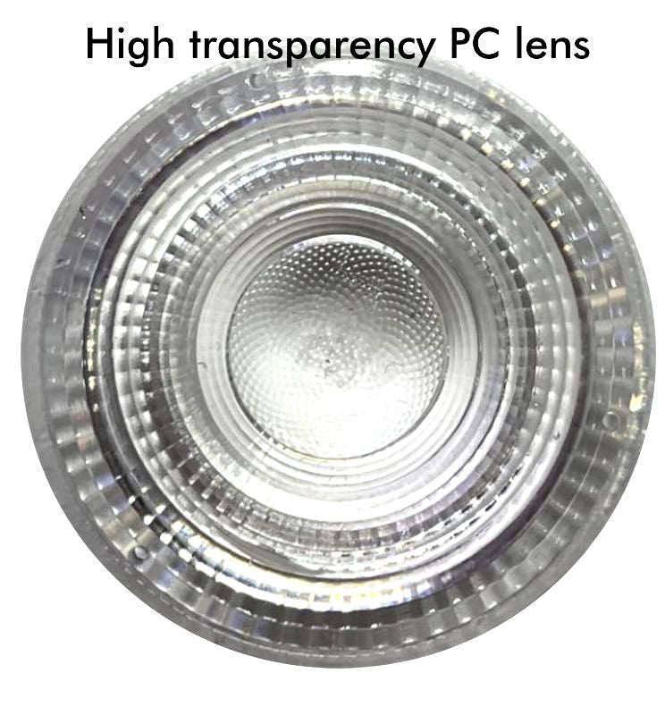 8W HIGH LUMINOSITY DIMMABLE LED GU10  Bulb - Glass - 24º 5700K