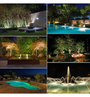 18W Underwater LED Light 12V DC IP68 Stainless Steel - Underwater LED