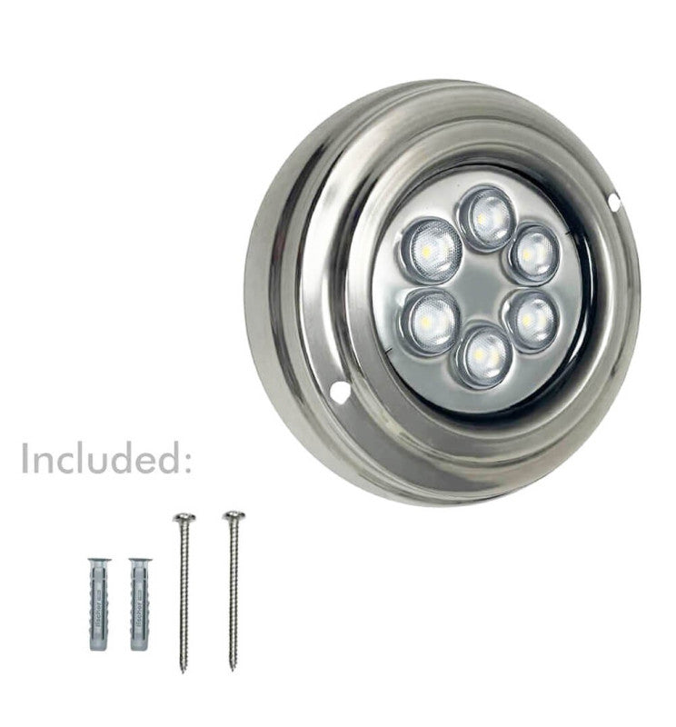 18W Underwater LED Light 12V DC IP68 Stainless Steel - Underwater LED