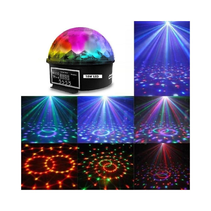 18W LED Magic Disco Ball - Controller DMX