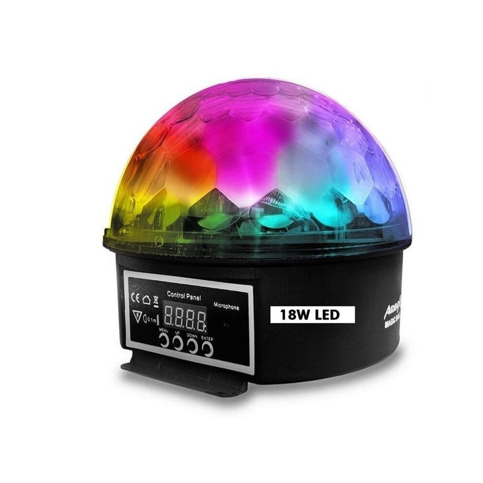 18W LED Magic Disco Ball - Controller DMX