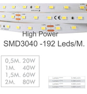 LED Linear Pendant Light LOLA Blue 0.5m - 1m - 1.5m - 2m - Ceiling Light Fixtures - Linear Lights