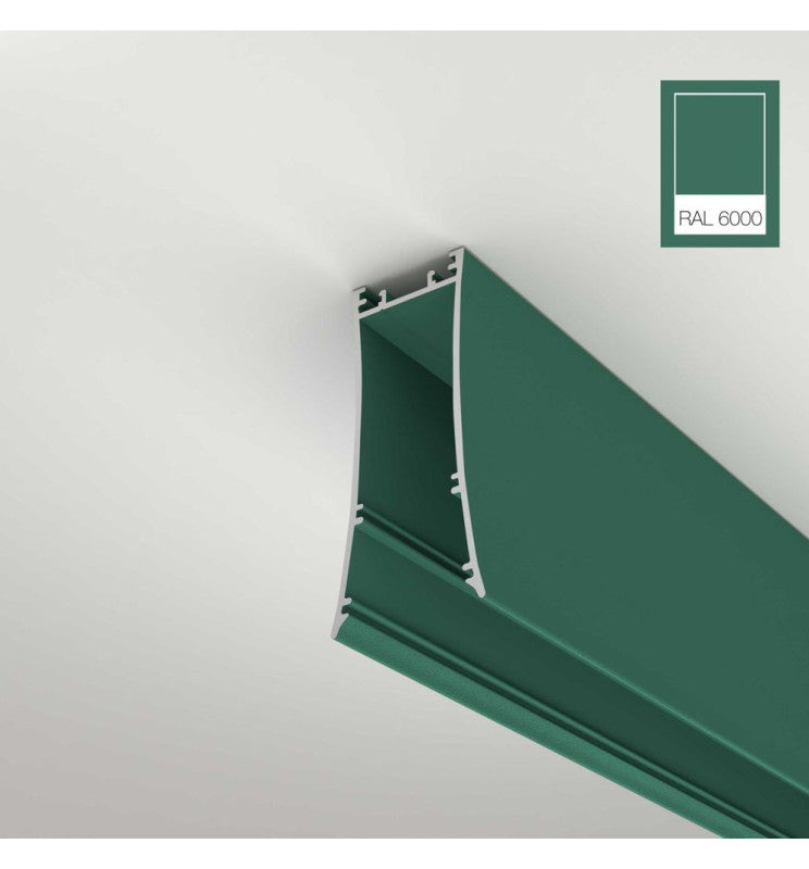 LED Linear Pendant Light LOLA Green 0.5m - 1m - 1.5m - 2m - Ceiling Light Fixtures - Linear Lights