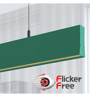 LED Linear Pendant Light LOLA Green 0.5m - 1m - 1.5m - 2m - Ceiling Light Fixtures - Linear Lights