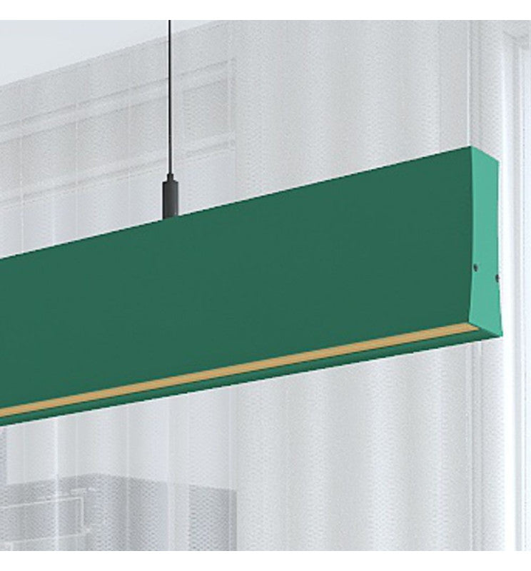 LED Linear Pendant Light LOLA Green 0.5m - 1m - 1.5m - 2m