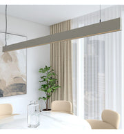 LED Linear Pendant Light LOLA Grey 0.5m - 1m - 1.5m - 2m - Ceiling Light Fixtures - Linear Lights