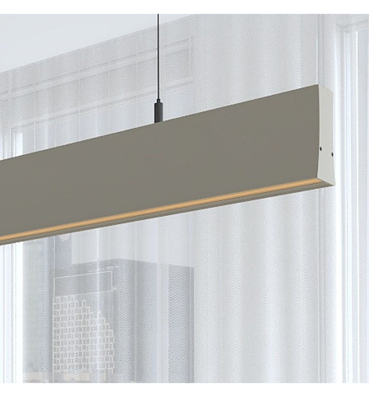 LED Linear Pendant Light LOLA Grey 0.5m - 1m - 1.5m - 2m - Ceiling Light Fixtures - Linear Lights