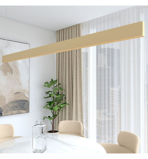 LED Linear Pendant Light LOLA Ivory 0.5m - 1m - 1.5m - 2m - Ceiling Light Fixtures - Linear Lights