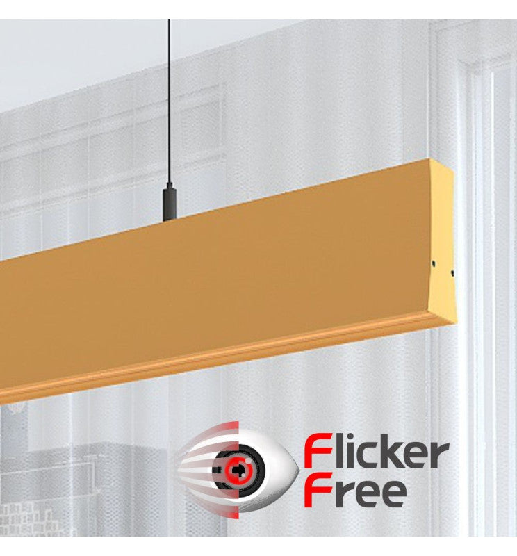 LED Linear Pendant Light LOLA Yellow 0.5m - 1m - 1.5m - 2m