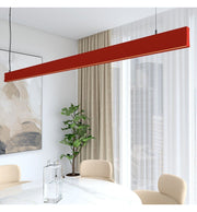 LED Linear Pendant Light LOLA Red 0.5m - 1m - 1.5m - 2m - Ceiling Light Fixtures - Linear Lights
