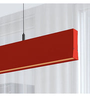 LED Linear Pendant Light LOLA Red 0.5m - 1m - 1.5m - 2m - Ceiling Light Fixtures - Linear Lights